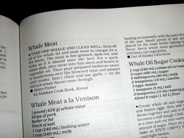 Wie man einen Wal kocht