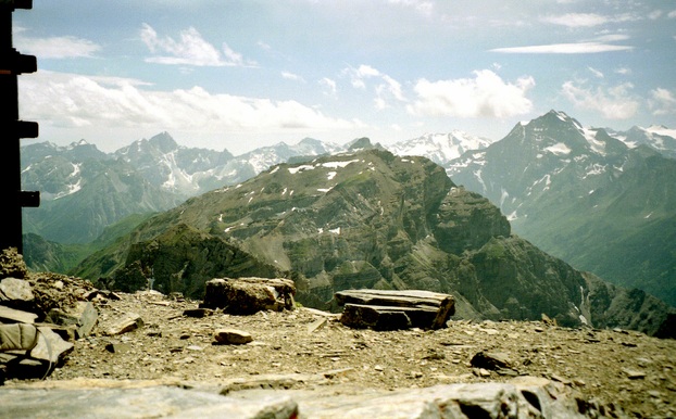 Auf dem Gipfel der Serles, Tirol