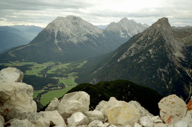 Ahrnplattenspitze Blick Hohe Munde Gehrenspitze primapage Wandertour