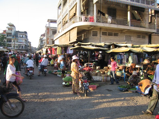 Strassenmarkt in Phnom Penh