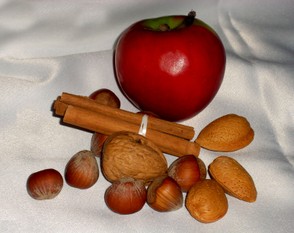 Zutaten für leckere gebackene Äpfel