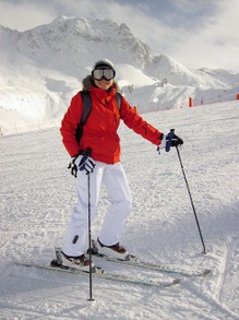 Winter-Spaß - Skifahren, aber bitte ...