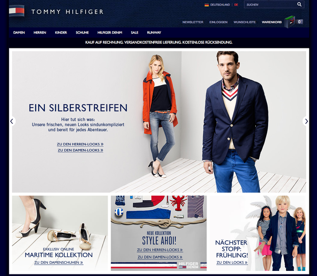 Tommy Hilfiger Online Store