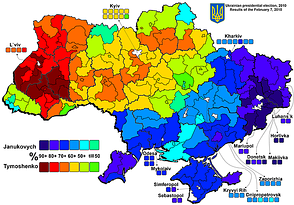 Stimmverteilung in der ukrainischen ...