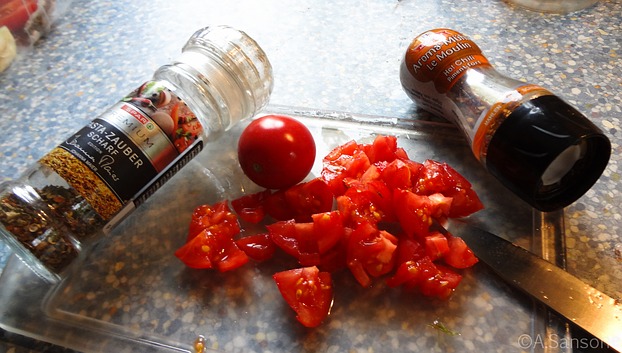 Tomaten würfeln ...