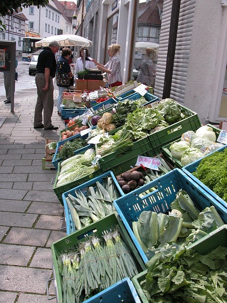 Gemüseverkauf, Sigmaringen