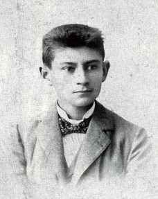 Frank Kafka in jungen Jahren