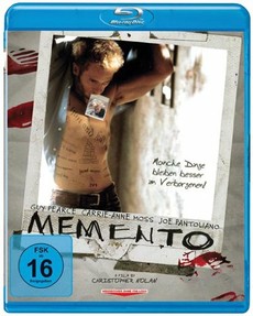 Cover der blu-ray "Memento"