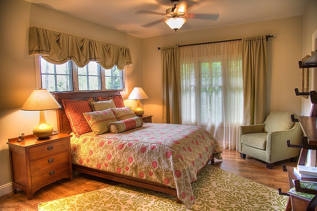 schlafzimmer romantisches dekorieren landhausstil