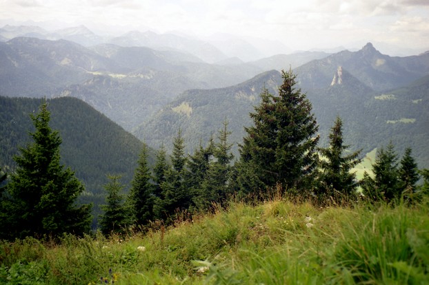 Blick nach Westen, Leonhardstein am ...