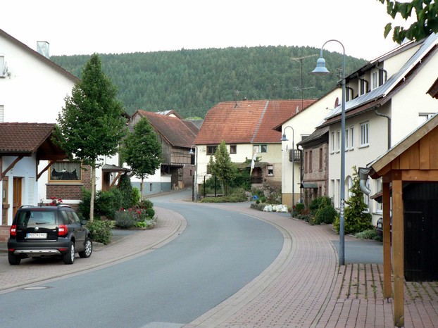 Blick über die Morrebrücke auf ...