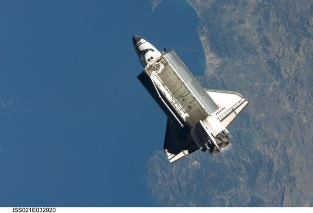 Space Shuttle im Orbit