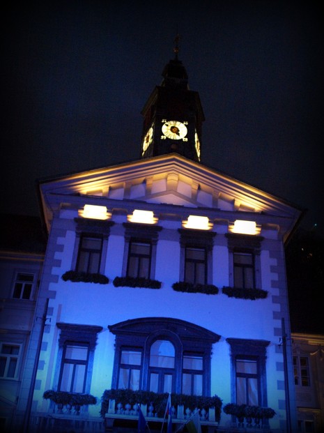 Das Rathaus von Laibach