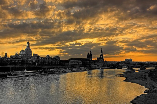 Dresden Sonnenuntergang