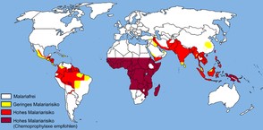 Malaria-Risikogebiete