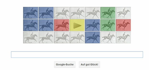 Google Doodle - Eadweard J. Muybridge