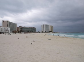 Strand von Cancún in Mexiko