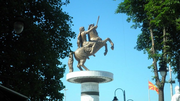 Alexander der Große Statue - Skopje