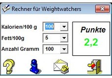Weightwatcher-Rechner - Computer Bild