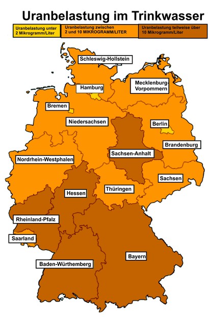 Uran im deutschen Trinkwasser