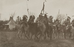 Oglala Lakota kämpften verbissen ...