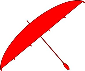 Der rote Schirm