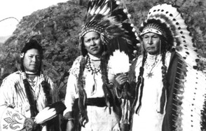 Die Anführer der Shoshone hatten ...