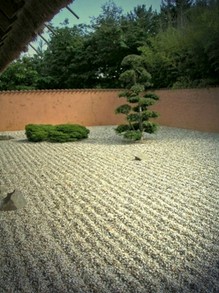 Beispiel eines Japanischen Steingartens