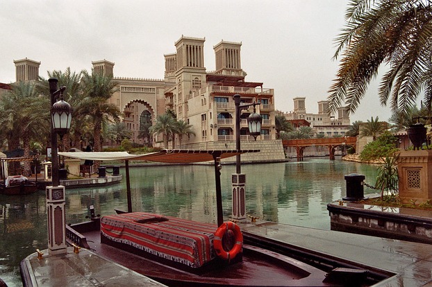 Wassertaxi im Madinat Jumeirah, Dubai