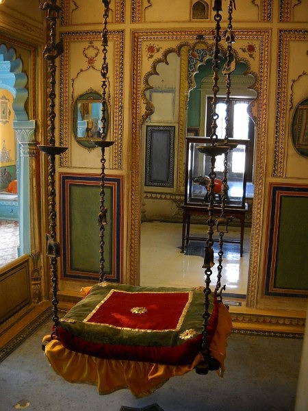 indische Schaukel in einem Palast