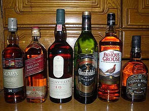 Whisky - verschiedene Sorten