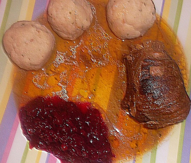 Roulade mit Entenfleischfüllung ...