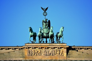 Quadriga auf dem Brandenburger Tor ...