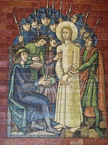 Mosaik Jesus Pasion, in Fatima