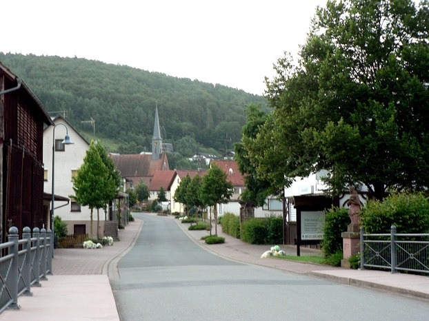 Blick zurück über die Morrebrücke ...