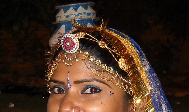 Tänzerin in Rajasthan