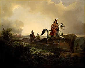 Yahi-Indianer (Gemälde von John Stanley)