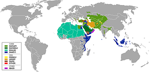 Verteilung der muslimischen ...