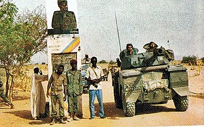Panzerwagen im Tschad