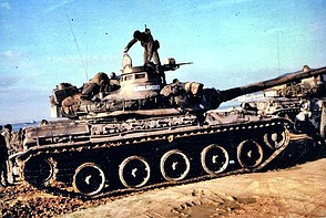 AMX 30 bei der Landung