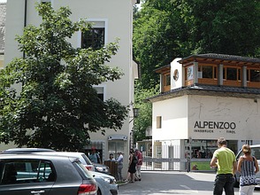 Eingang zum Alpenzoo Innsbruck
