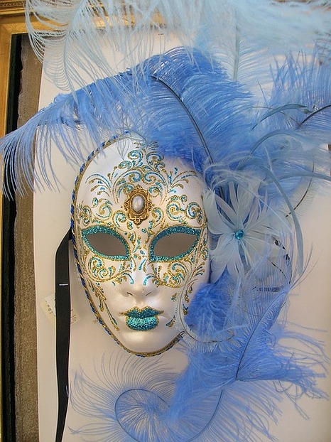 Venezianische Maske Vorlage