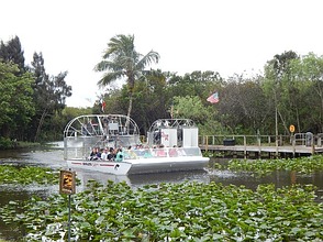 Propellerboot Everglades