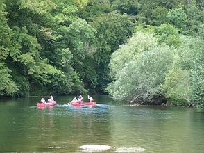 Kanu fahren im Donautal