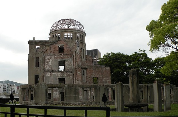 Die Atombombenkuppel in Hiroshima