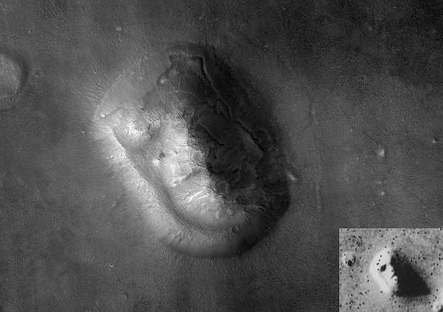 Das berüchtigte "Mars-Gesicht"