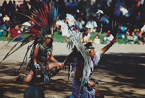Tänzer beim Powwow