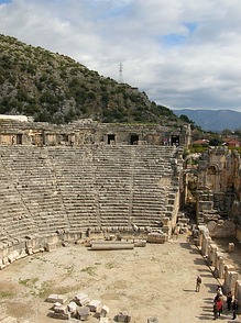 Amphittheater in Myra (heutige ...
