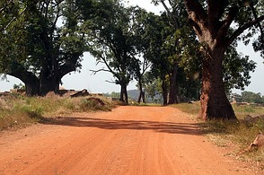 Straße in Burkina Faso