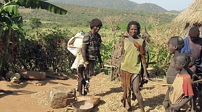 Bauernfamilie in Äthiopien